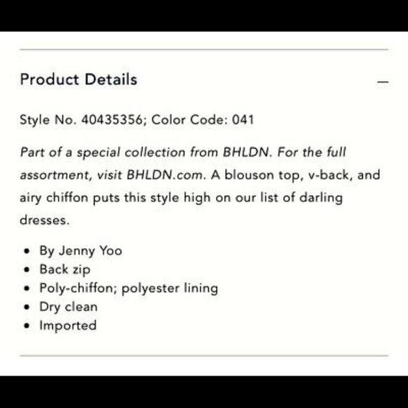 BHLDN - Jenny Yoo 💙 navy bridesmaid dress - Picture 5 of 5